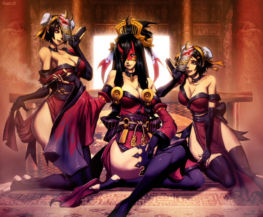 legend of the five rings drawn by genzoman