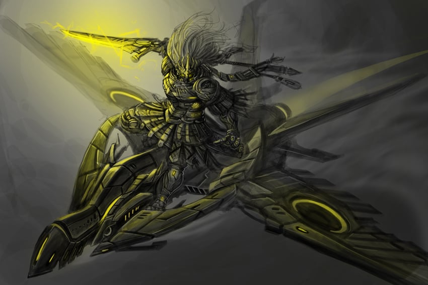 nameless king and king of the storm (dark souls and 1 more) drawn by muhut