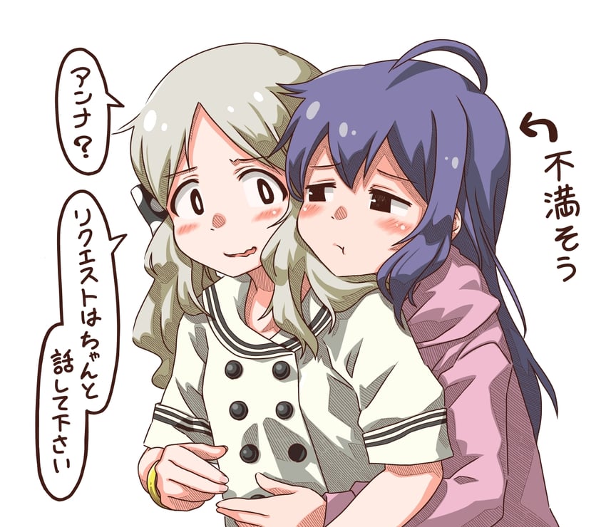 mochizuki anna and handa roco (idolmaster and 2 more) drawn by fuusan