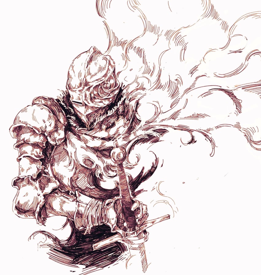 roundtable knight vyke (elden ring) drawn by l_c_ri_s_ps