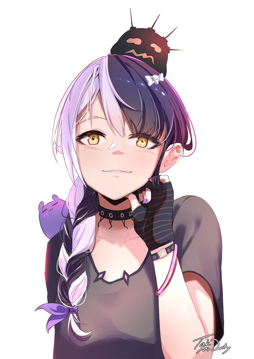 shiori novella, takodachi, and yorick (hololive and 1 more) drawn by takomonty
