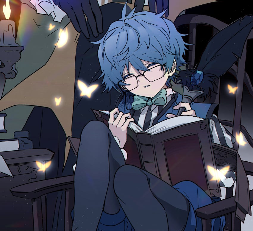 hans christian andersen and william shakespeare (fate and 1 more) drawn by fog_fgo