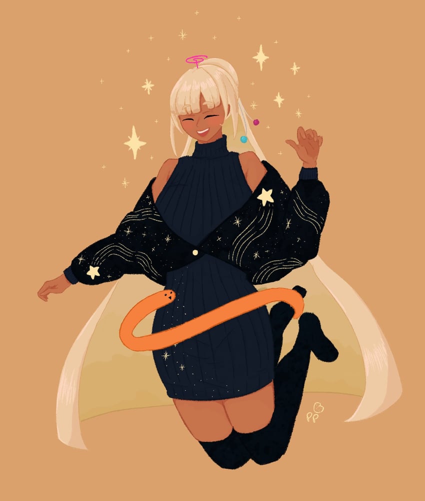 tsukumo sana and yatagarasu (hololive and 1 more) drawn by potatoparfait
