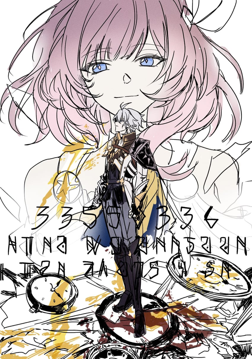 phainon and cyrene (honkai and 1 more) drawn by ilsijeongj2213