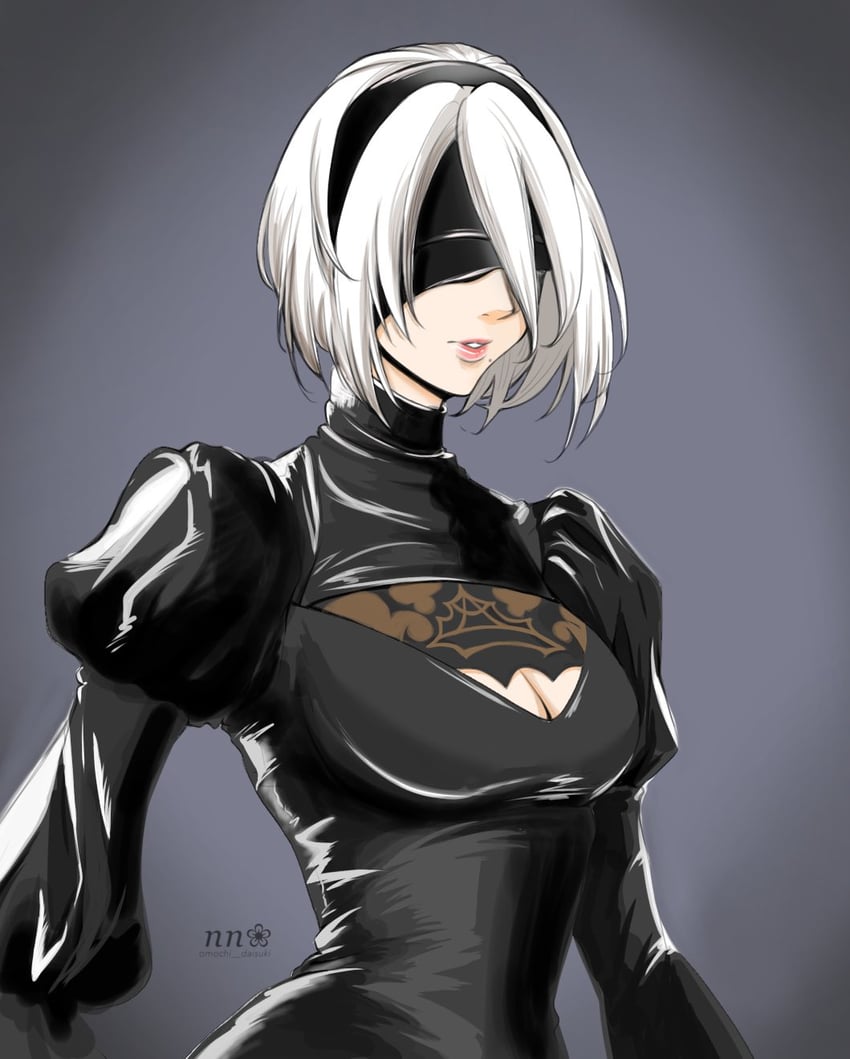 2b (nier and 1 more) drawn by omochi_daisuki