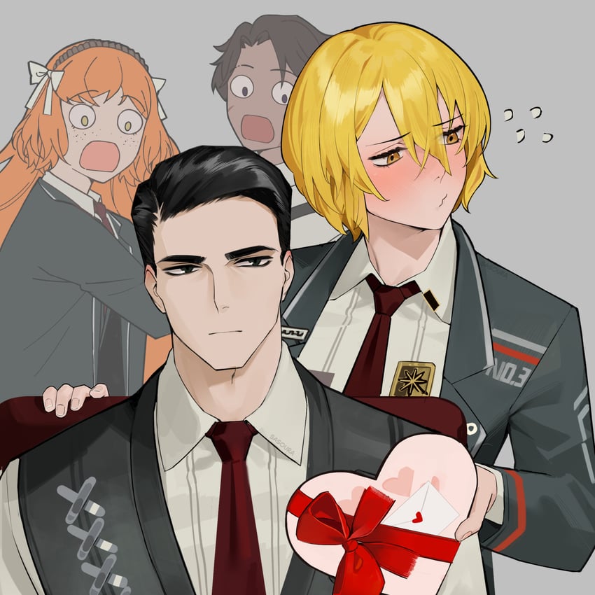 ishmael, don quixote, heathcliff, and meursault (project moon and 1 more) drawn by sasoura
