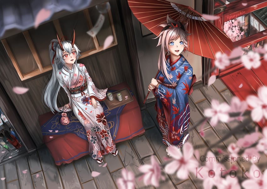 miyamoto musashi and tomoe gozen (fate and 1 more) drawn by tepanyakin