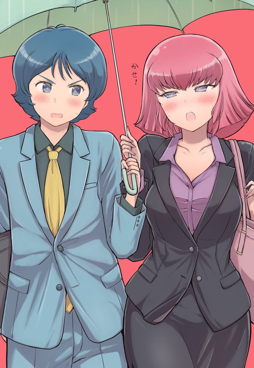 kamille bidan and haman karn (gundam and 1 more) drawn by iwasaki_masakazu