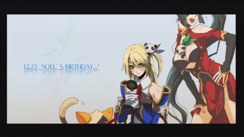 noel vermillion, taokaka, litchi faye ling, and lao jiu (blazblue)