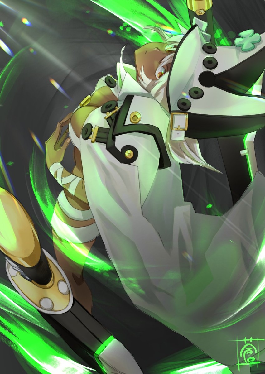 ramlethal valentine (guilty gear and 1 more) drawn by sou_(pale_1080)