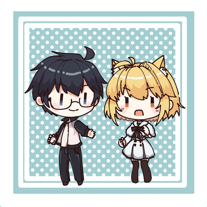 arcueid brunestud and tohno shiki (tsukihime) drawn by user_vkjy5545