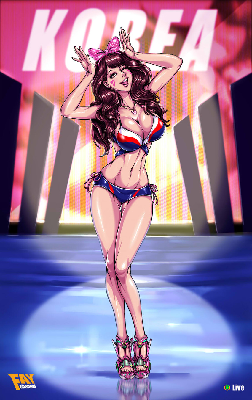 d.va (overwatch and 1 more) drawn by faymantra