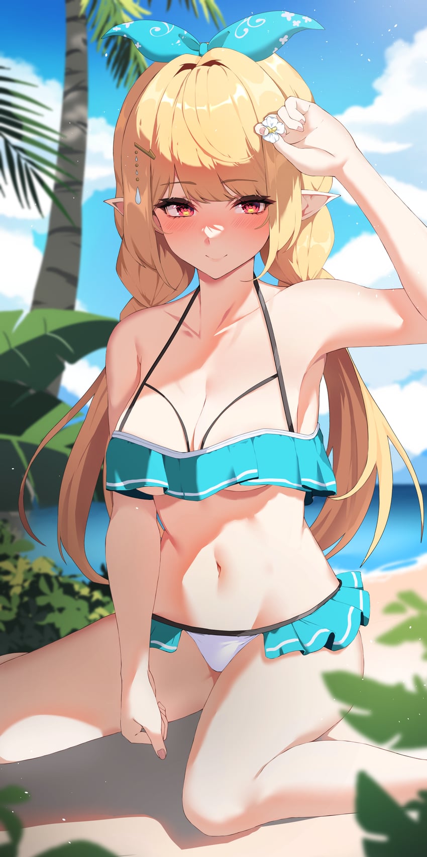 pomu rainpuff (nijisanji and 1 more) drawn by lessone