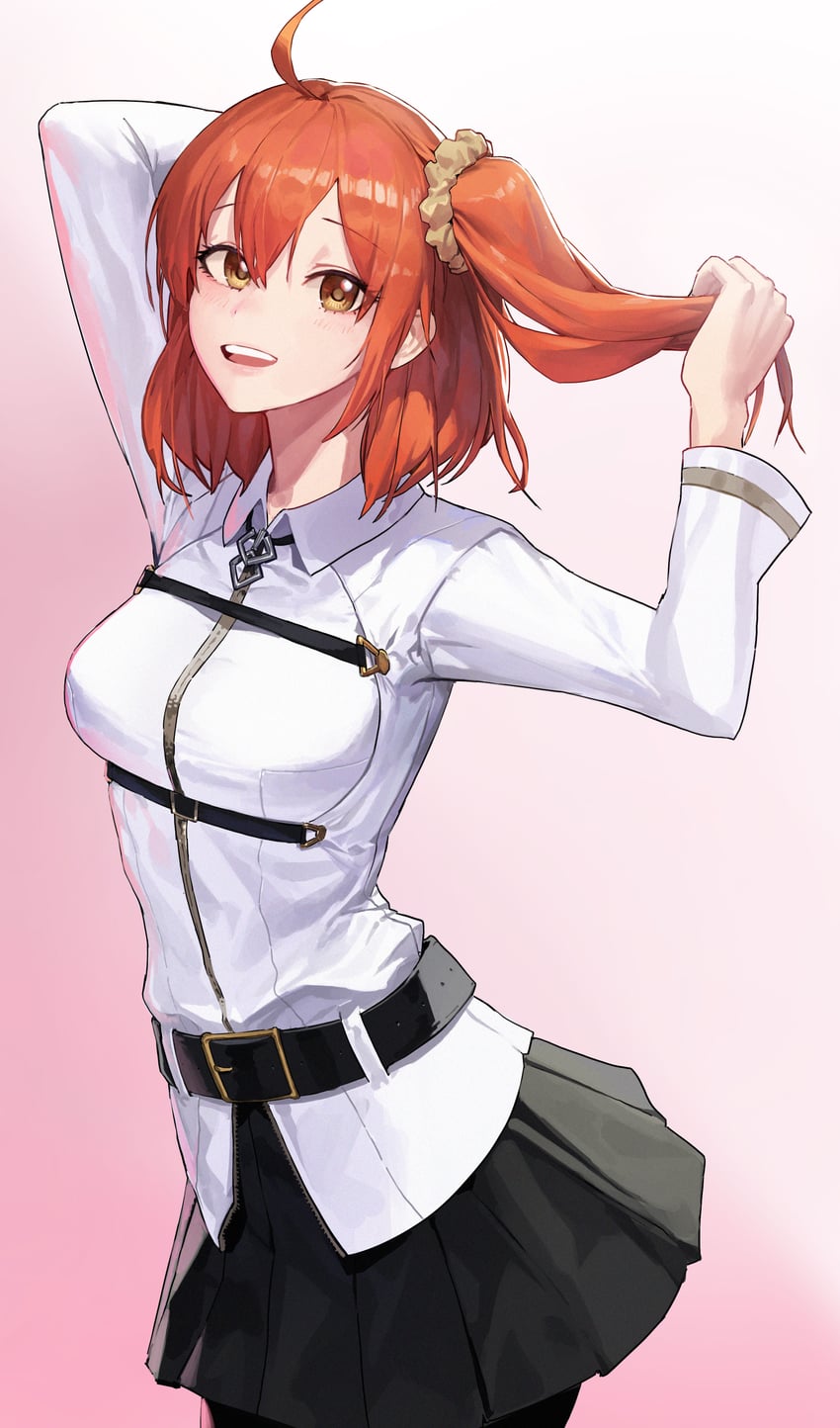 fujimaru ritsuka (fate and 1 more) drawn by mac_star