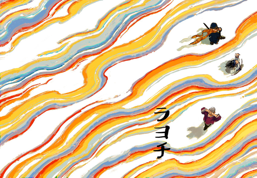 sugimoto saichi, asirpa, and shiraishi yoshitake (golden kamuy) drawn by chengongzi123