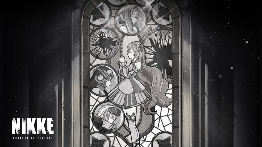 dorothy, scarlet, snow white, and rapunzel (goddess of victory: nikke) drawn by bumcha