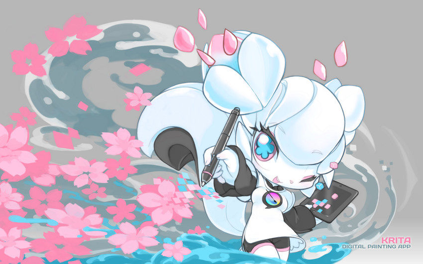 kiki the cyber squirrel (kde and 1 more) drawn by tyson_tan