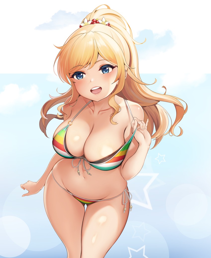 ohtsuki yui (idolmaster and 1 more) drawn by dopamine70