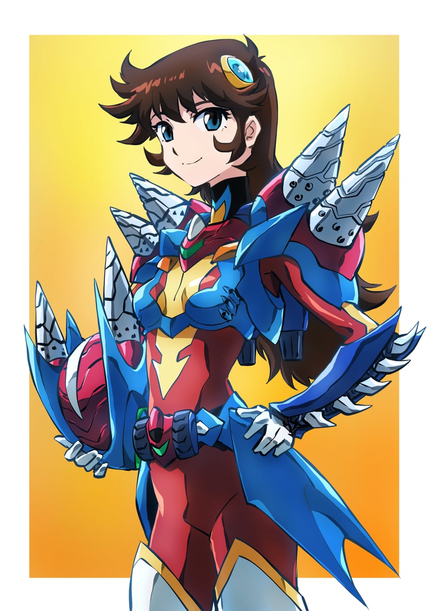maria grace fleed and drill spazer (mazinger and 2 more) drawn by taiga_hiroyuki
