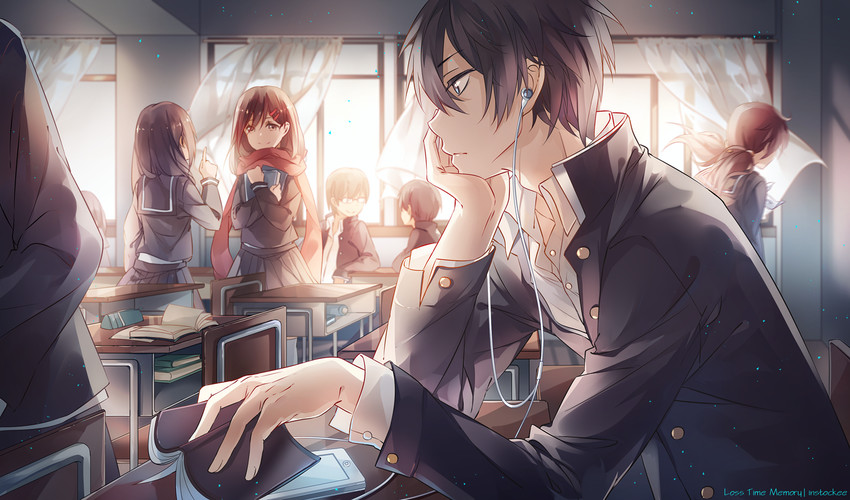 tateyama ayano and kisaragi shintarou (kagerou project and 1 more) drawn by instocklee