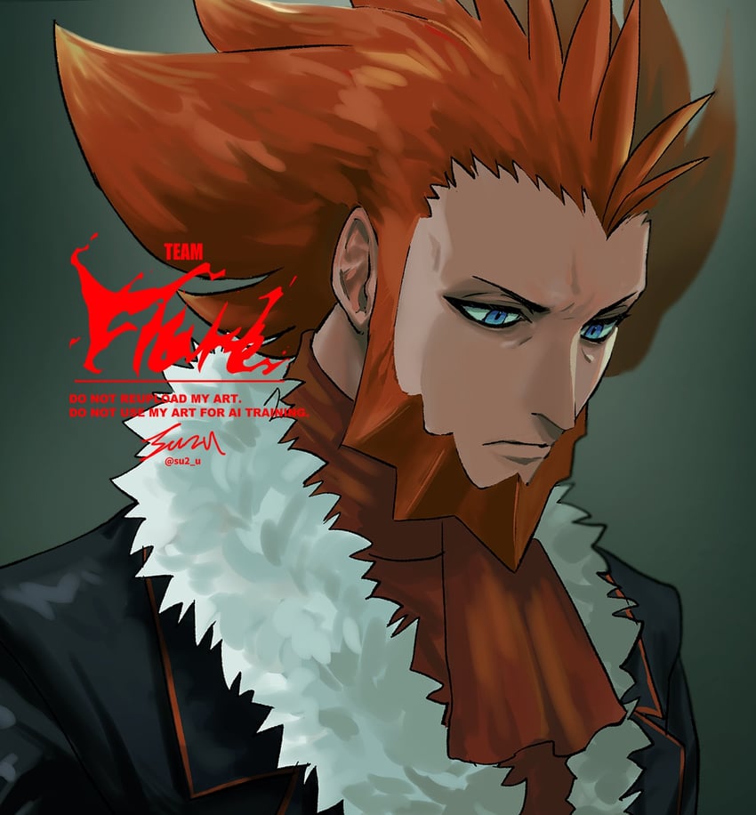 lysandre (pokemon and 1 more) drawn by suzuki_zentarou