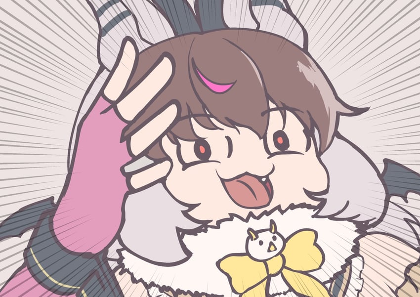 brown long-eared bat and yaruo (kemono friends and 2 more) drawn by okyao