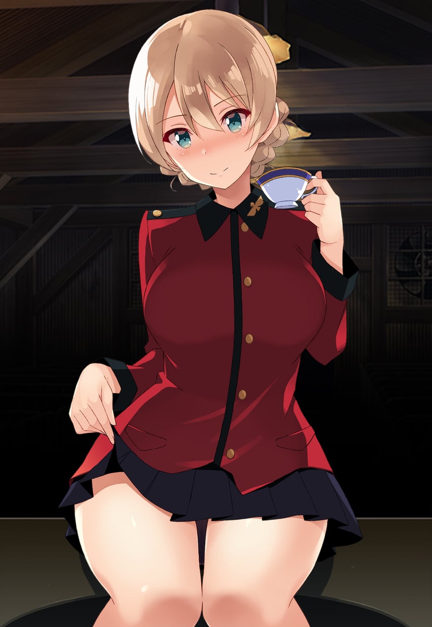 darjeeling (girls und panzer) drawn by nakamura_yukitoshi