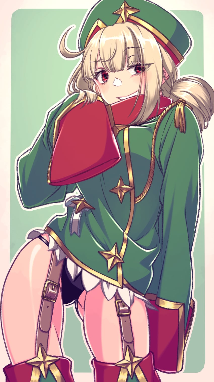araga kiwi and leoparde (mahou shoujo ni akogarete) drawn by hayosena