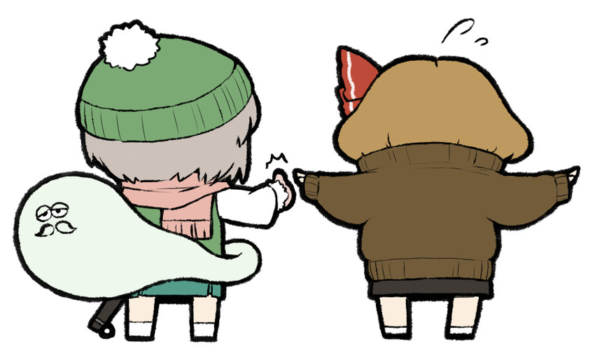 konpaku youmu, rumia, and shimamura youmu (touhou) drawn by ume_(noraneko)
