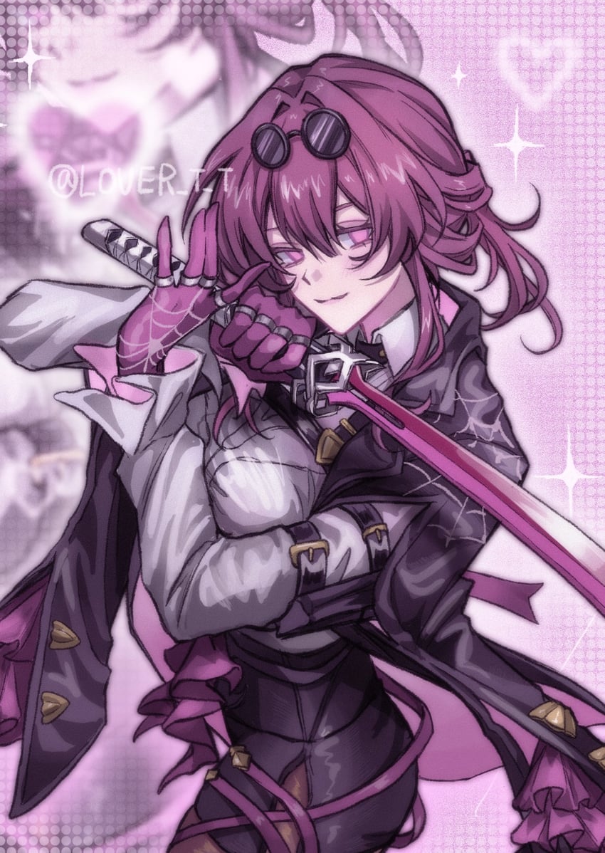 kafka (honkai and 1 more) drawn by l0ver_t_t