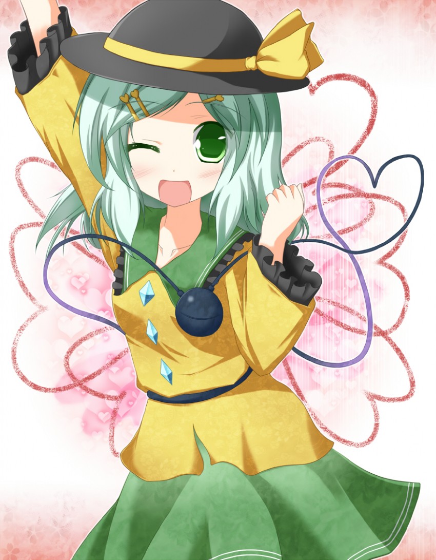 komeiji koishi (touhou) drawn by yuzutei