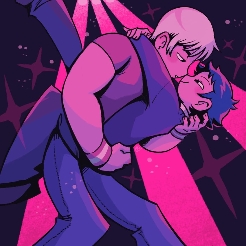 wallace wells and todd ingram (scott pilgrim and 1 more) drawn by tokagen0