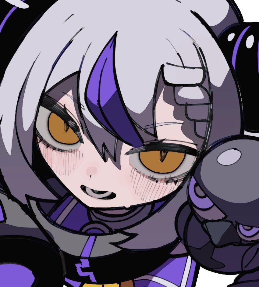 la+ darknesss and crow (hololive) drawn by chappii_(paon_gunsou)