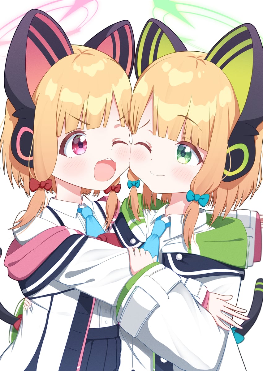 momoi and midori (blue archive) drawn by mashi_stkt