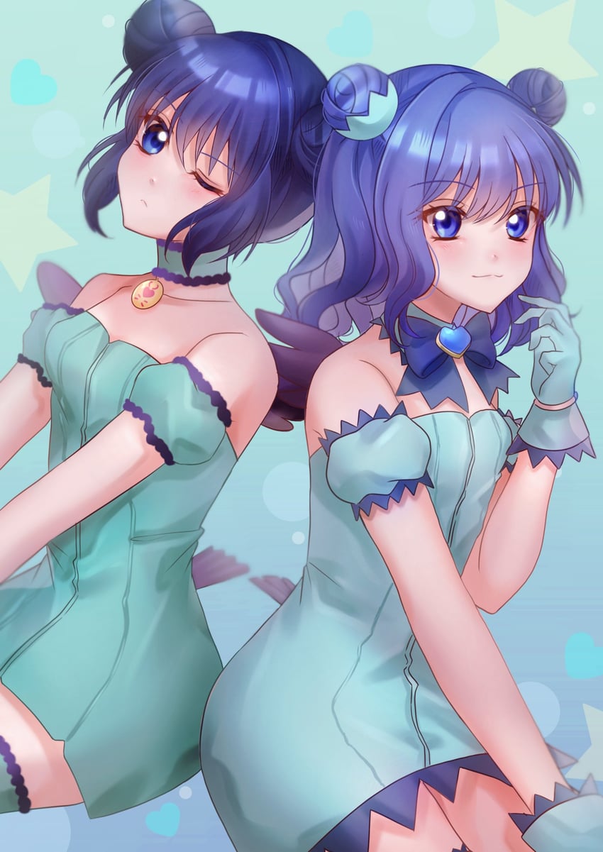 aizawa mint and mew mint (tokyo mew mew and 1 more) drawn by yanluicarolchi1
