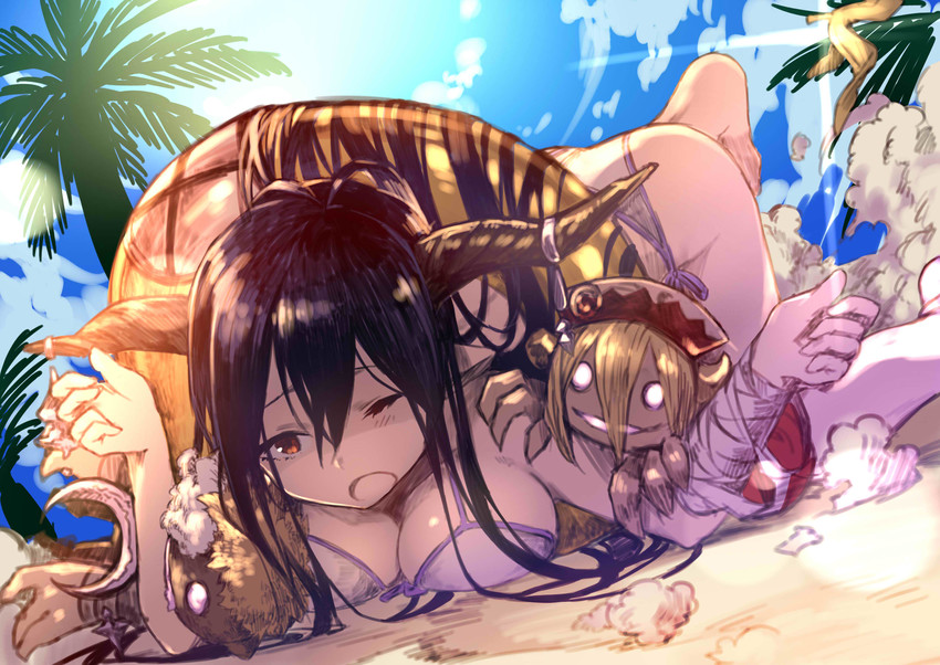 danua, gretel, and hansel (granblue fantasy) drawn by en@rain