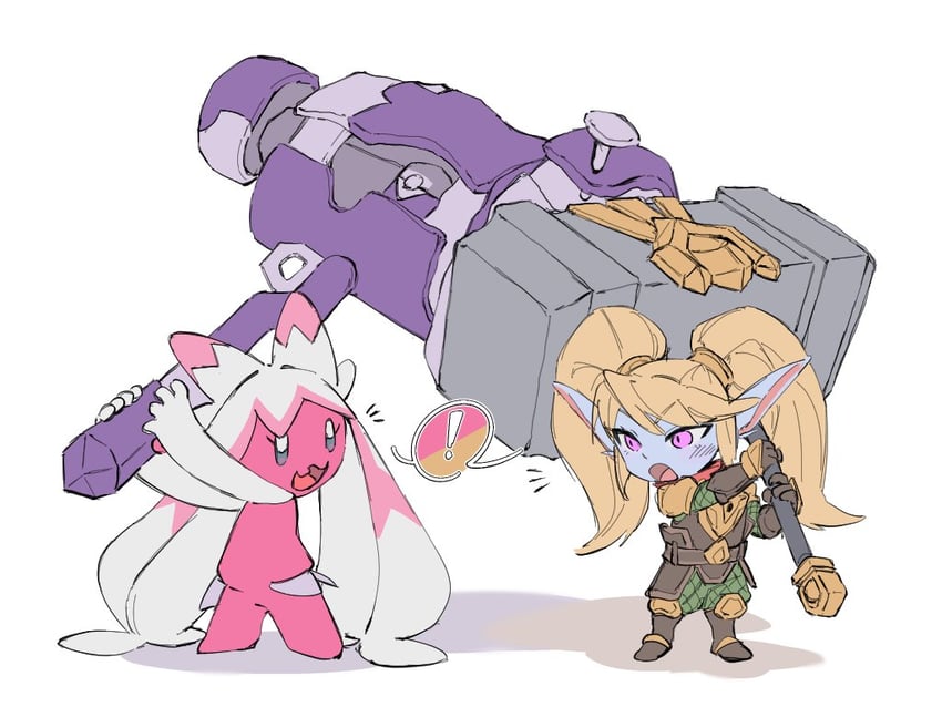 poppy and tinkaton (pokemon and 1 more) drawn by pome2511