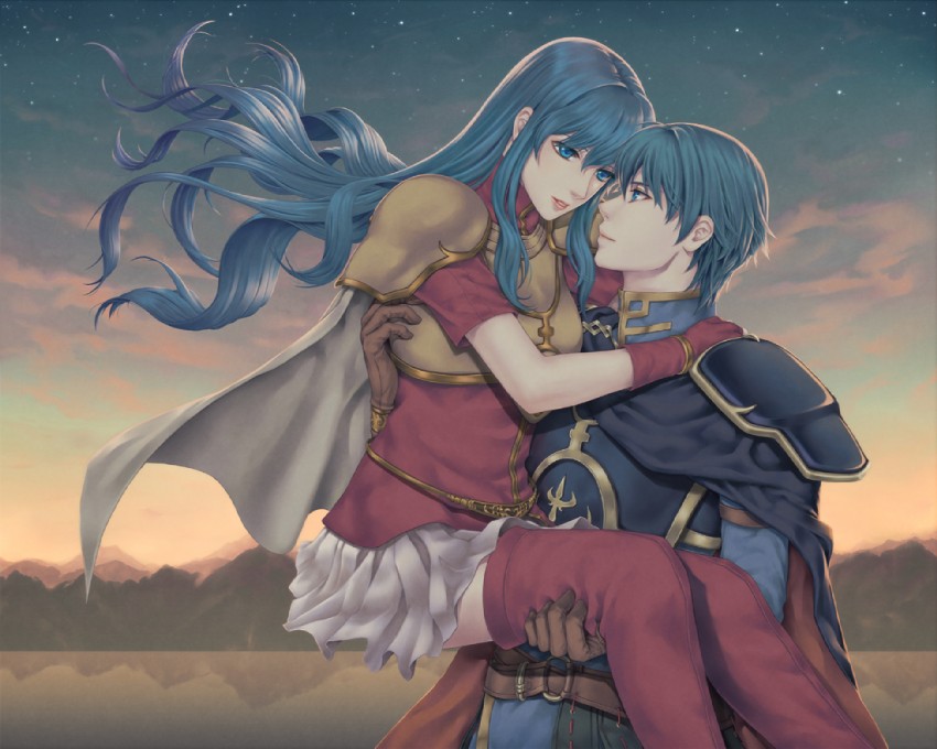 eirika and ephraim (fire emblem and 1 more) drawn by kuga_(a-s-t)