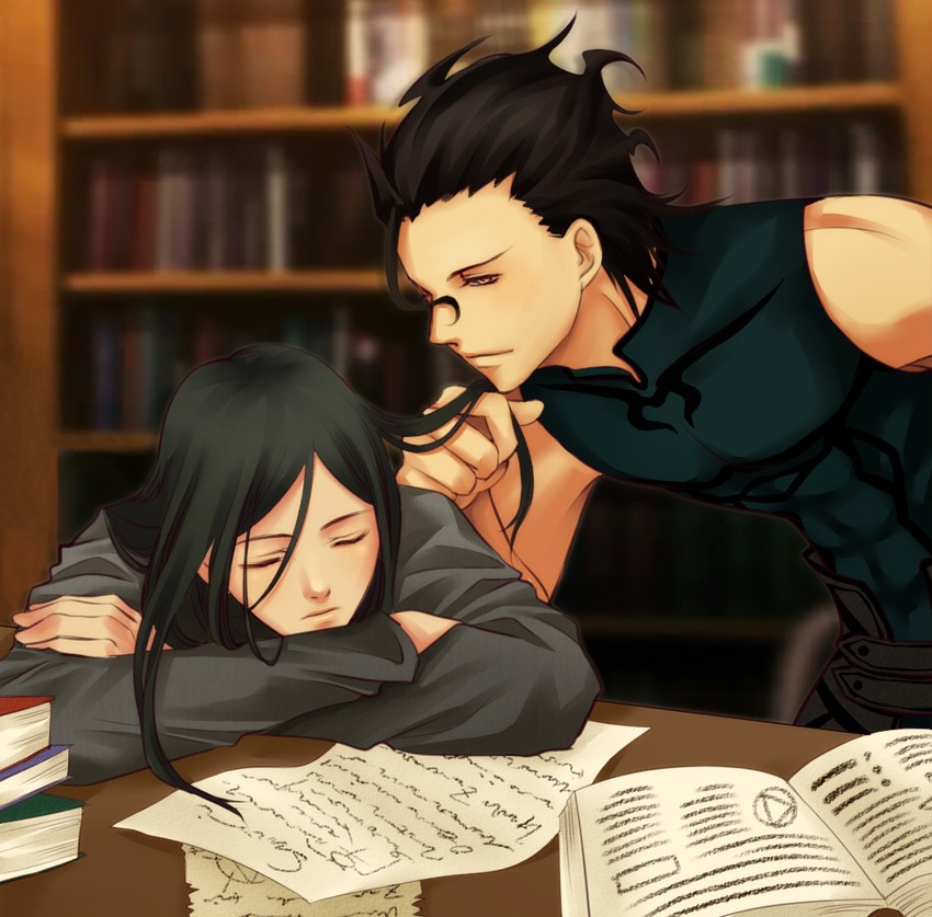 waver velvet and diarmuid ua duibhne (fate and 1 more) drawn by ninesounds