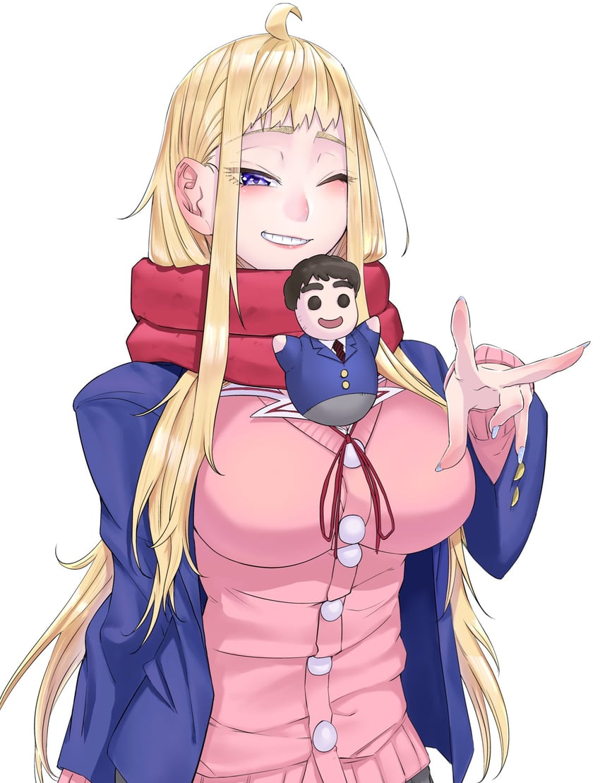 fuyuki minami and shiki tsubasa (dosanko gal wa namaramenkoi) drawn by ikada_kai