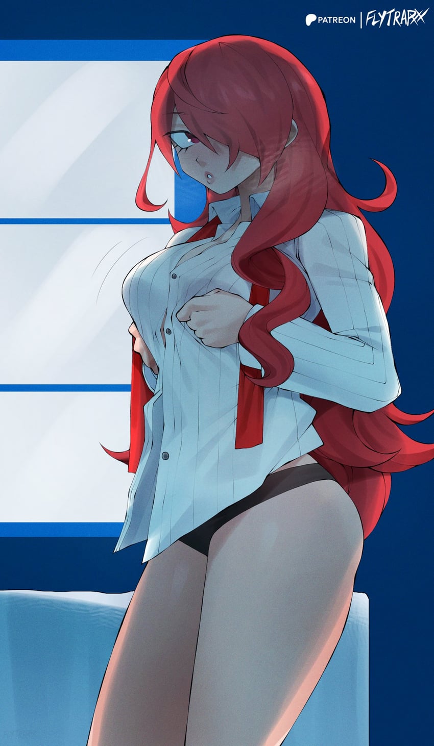 kirijou mitsuru (persona and 1 more) drawn by flytrapxx
