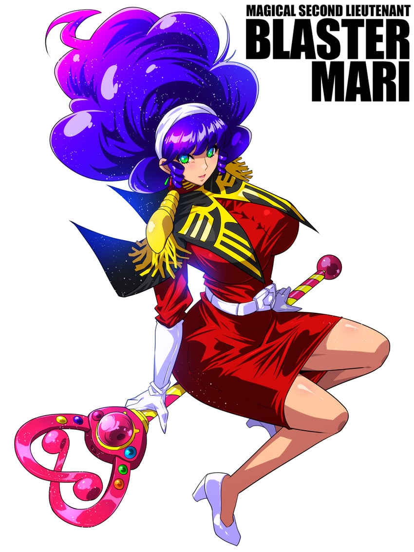 blaster mari (gundam and 2 more) drawn by raisuta