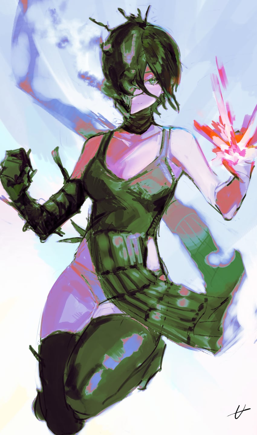 reze and bomb devil (chainsaw man) drawn by drawing_alpaca