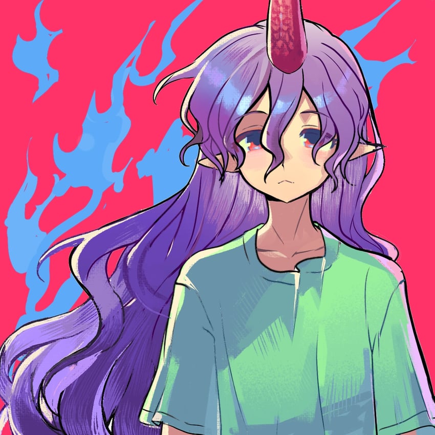 tenkajin chiyari (touhou) drawn by m_i_r_r_o_r