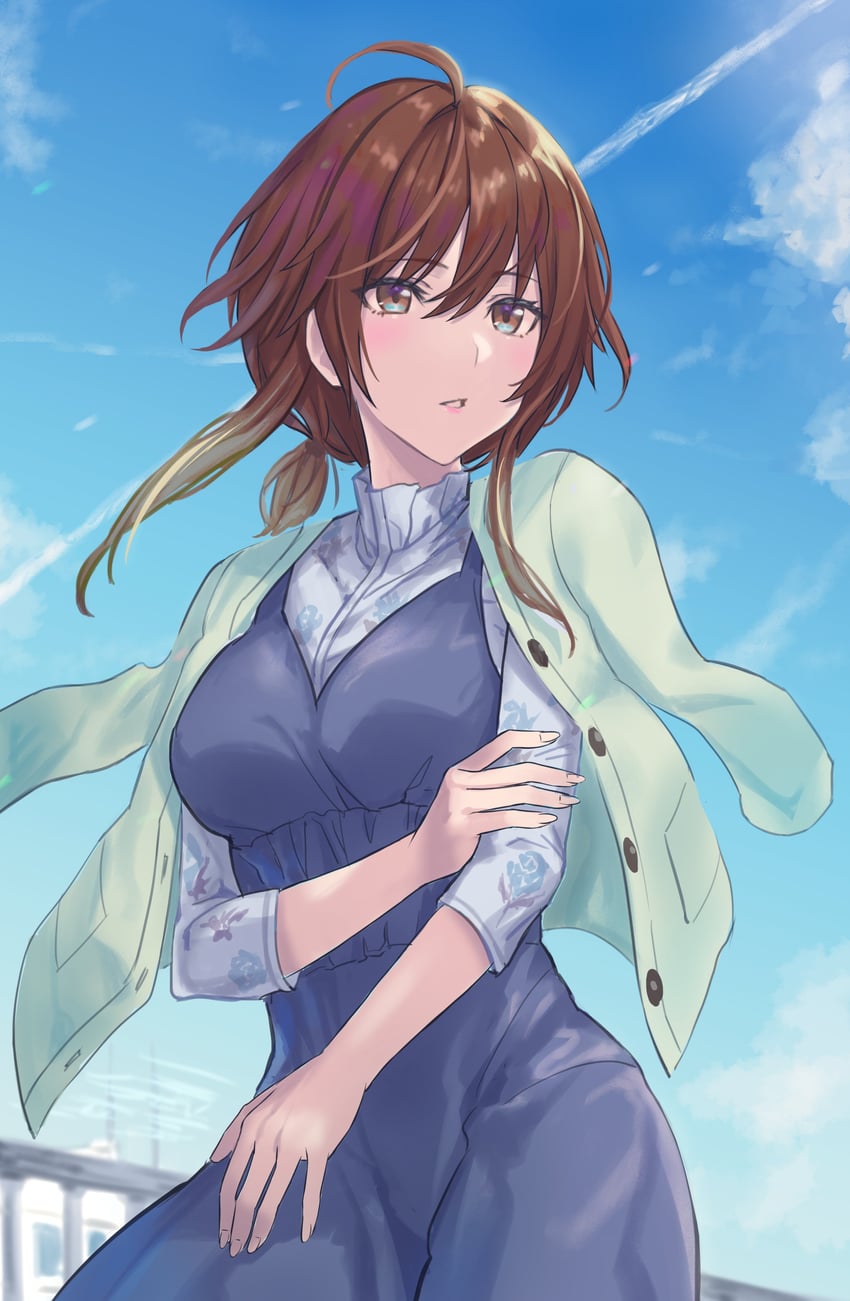 aketa mikoto (idolmaster and 1 more) drawn by enporion