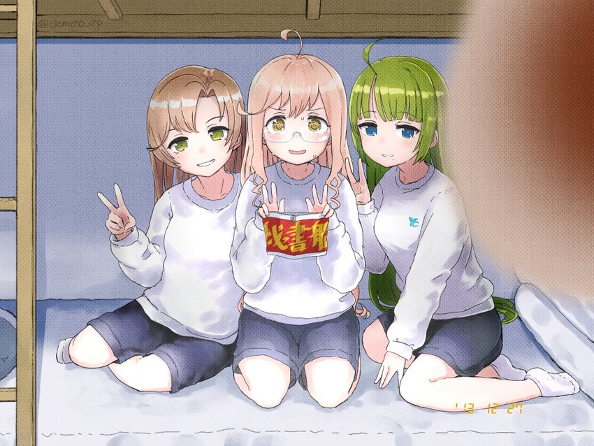 akigumo, makigumo, and yuugumo (kantai collection) drawn by someno_haru