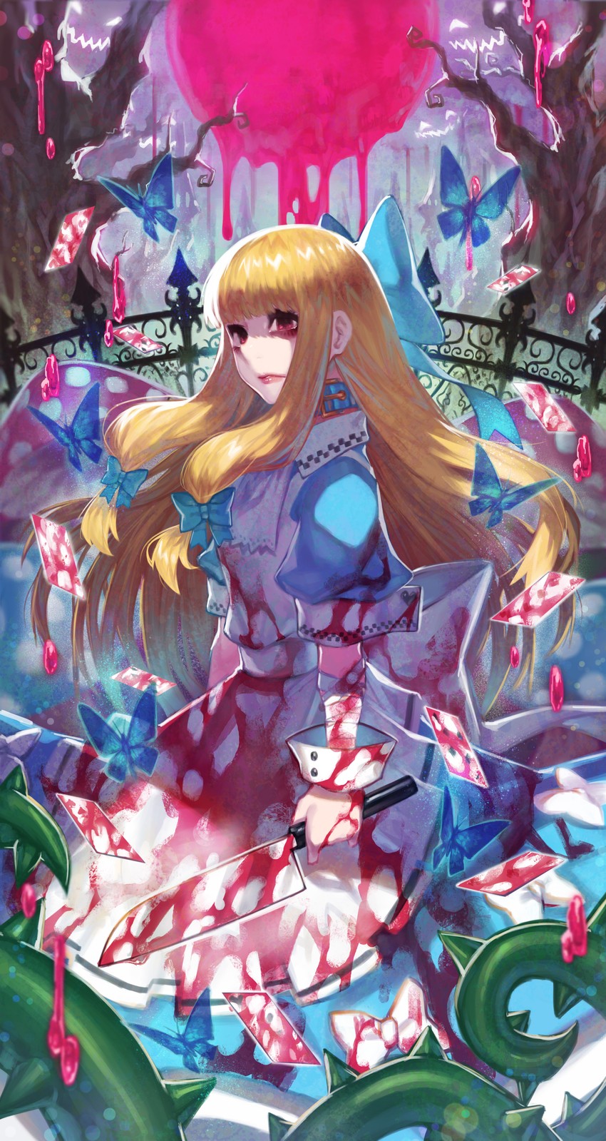 alice (alice's adventures in wonderland) drawn by doku-chan_(dokkudokudoku)