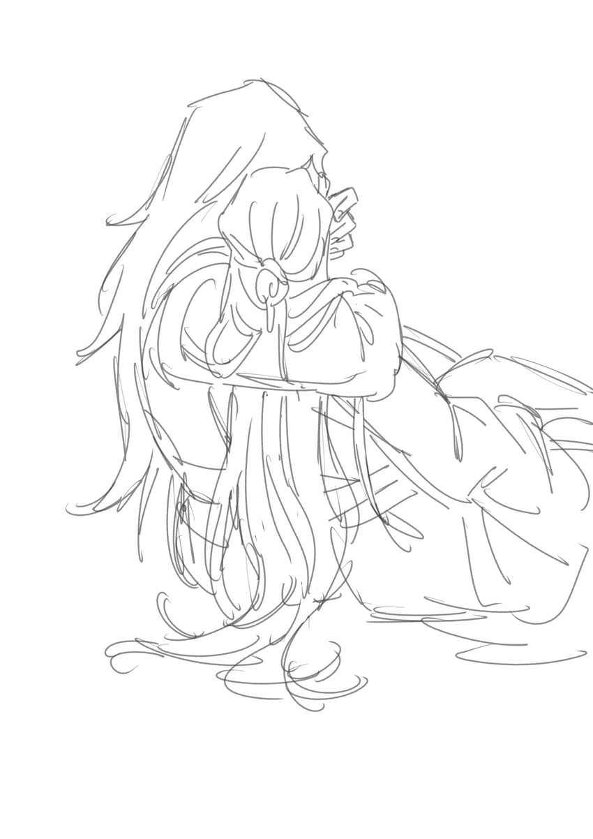 xie lian and hua cheng (tianguan cifu) drawn by bonesbunns