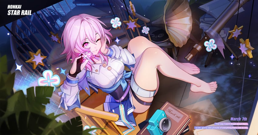 march 7th (honkai and 1 more) drawn by jiachong_jun_z