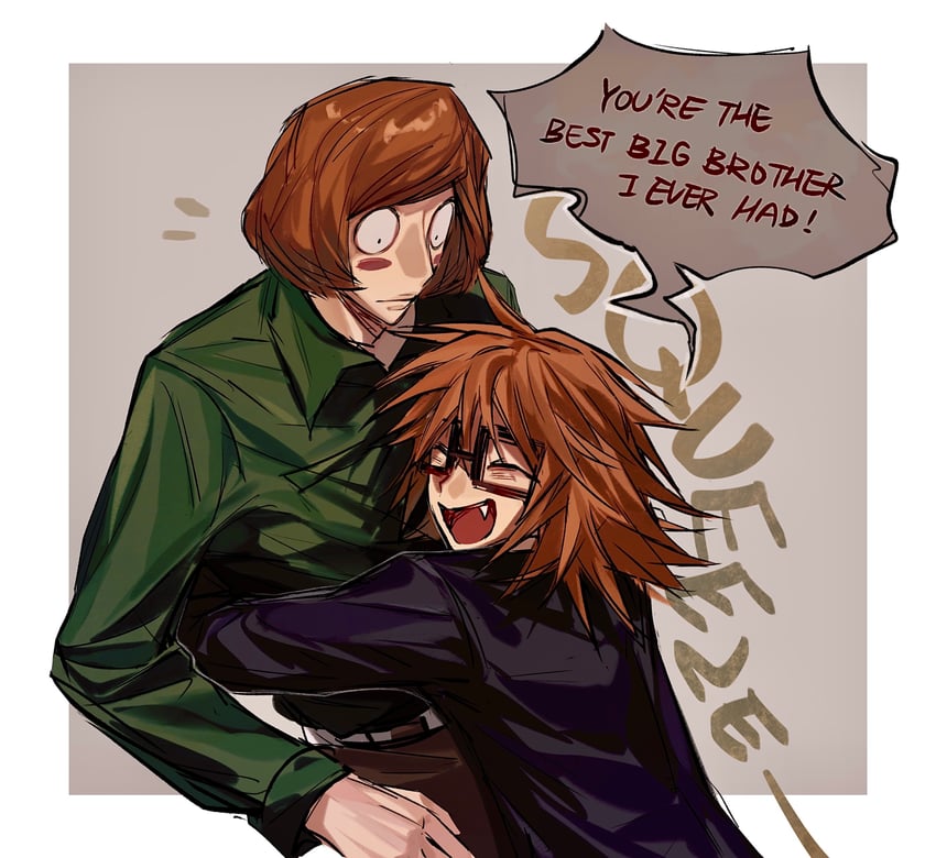 randal ivory and luther von ivory (randal's friends) drawn by imnotrlup